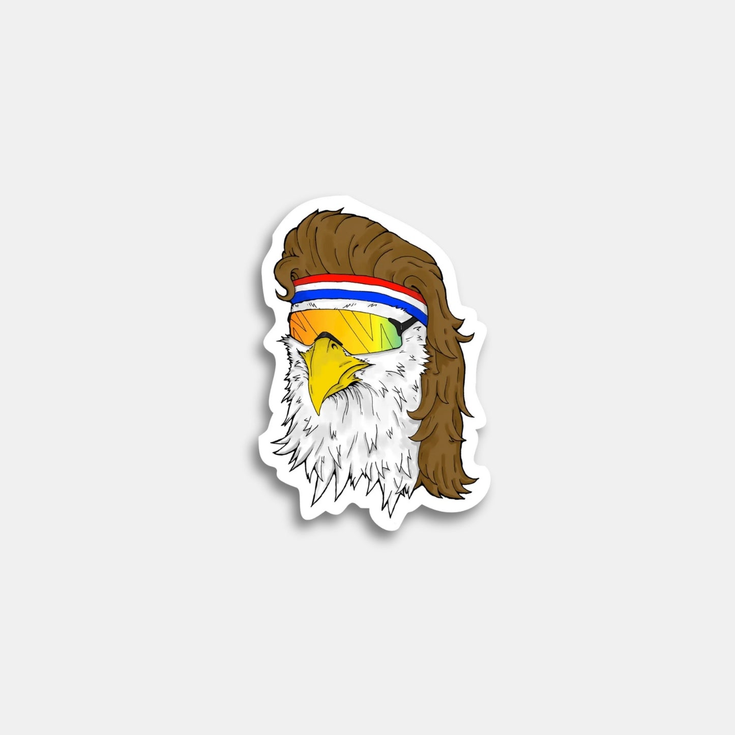 HIGH SPEED BALD EAGLE STICKER