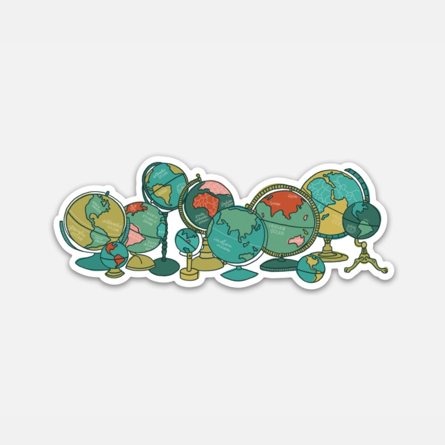 GLOBE COLLECTION STICKER