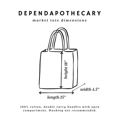 DEPENDAPOTHECARY MARKET TOTE